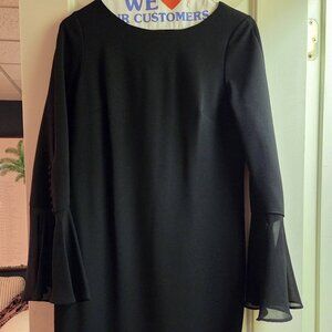 Calvin Klein Black Sheath Dress – Timeless & Elegant